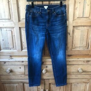 J. Crew 27 / 26‎ Stretch Dark Wash Skinny Jeans